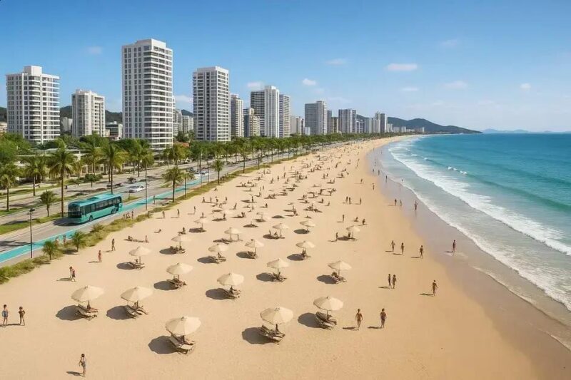 Itapema investe em alargamento de praia para valorizar imóveis Itapema investe em alargamento de praia para valorizar imóveis