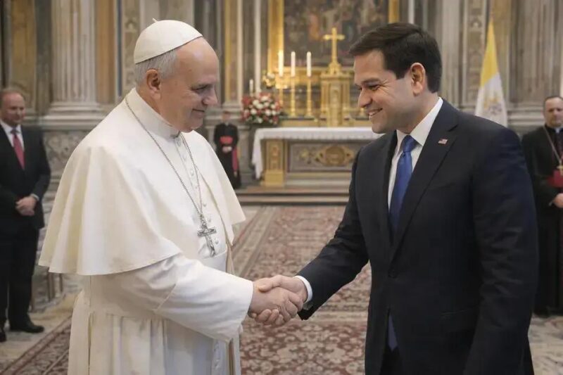 O encontro entre Marco Rubio e Papa Leão XIV: Implicações e Contexto