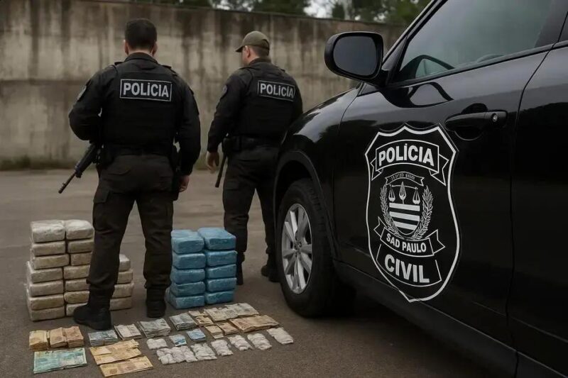 Polícia Civil de SP prende suspeita de financiar tráfico internacional de drogas
